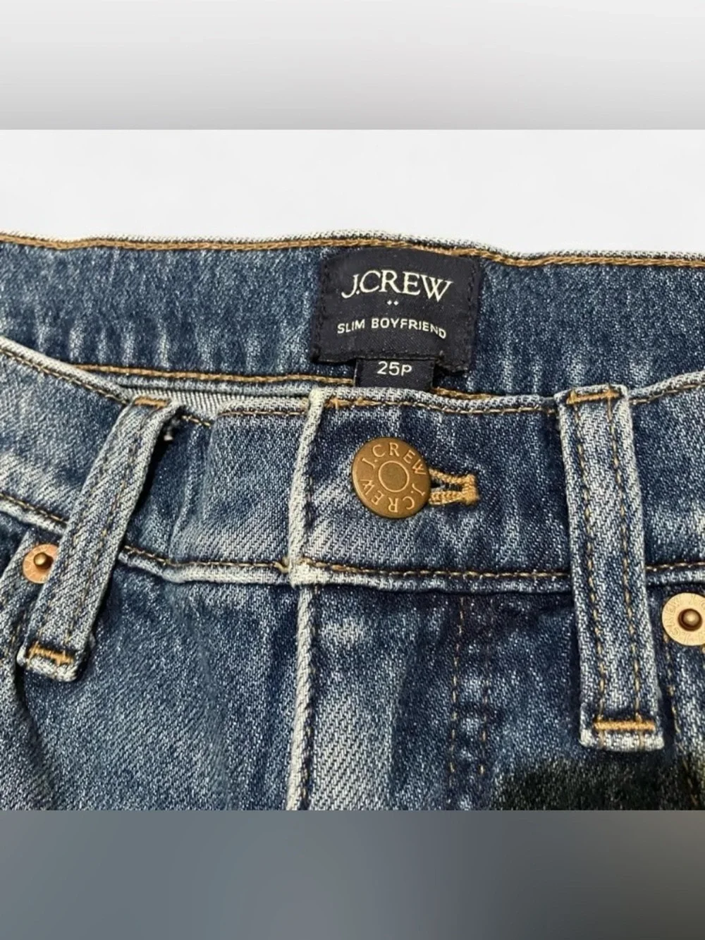 J.Crew Slim Boyfriend Jeans - Blue Denim Women’s Size 25P